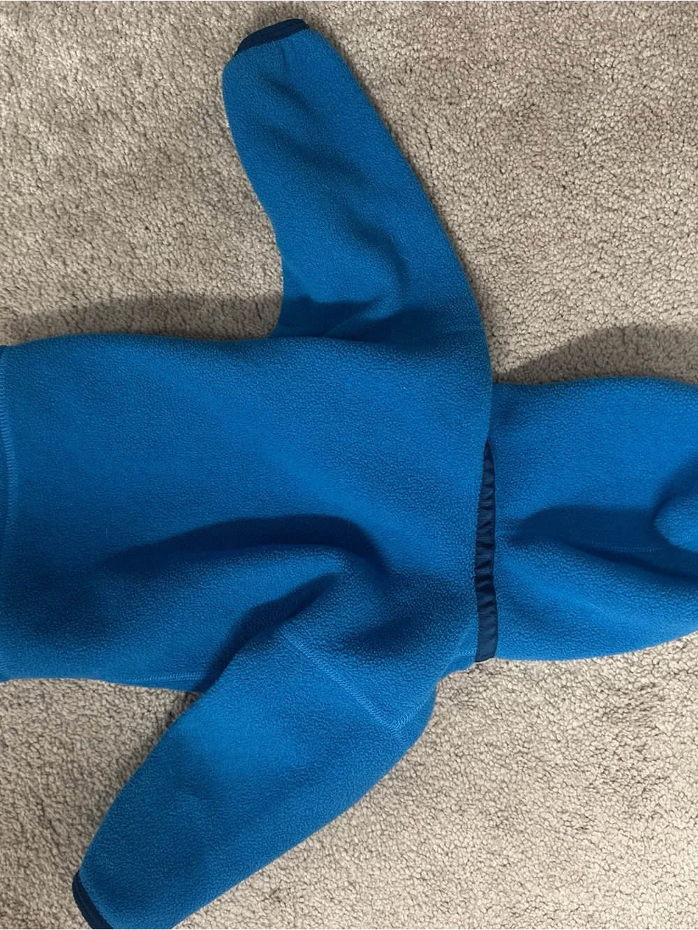 Patagonia Baby Fleece Blue Zip up Hoodie